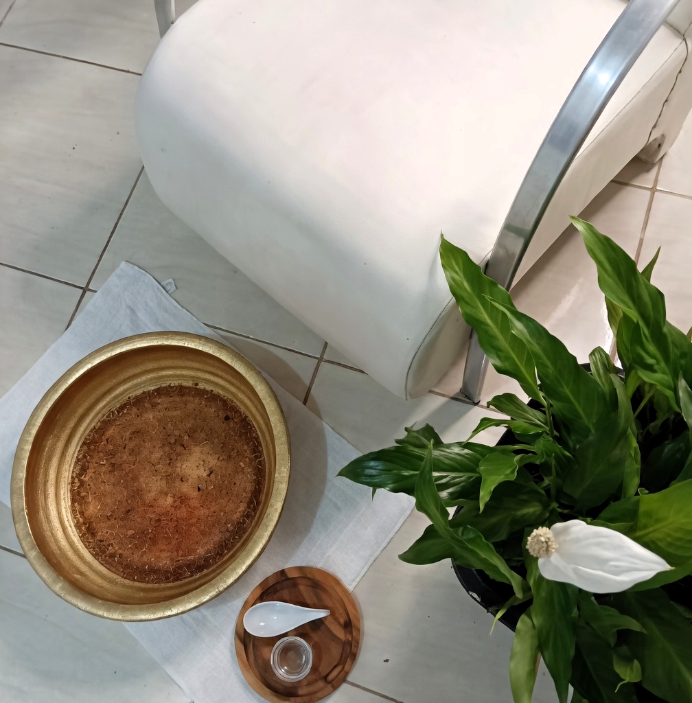 Spa dos pés para relaxamento